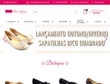 Tablet Screenshot of loveshoes.com.br